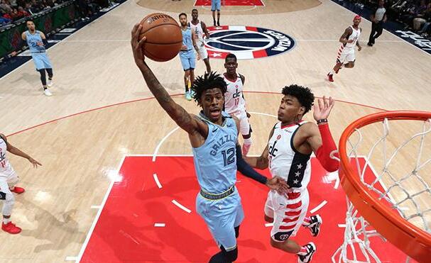 灰熊客场逆转奇才 莫兰特首次生涯三双27分