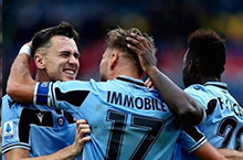 因莫比莱帽子戏法 拉齐奥继续获胜