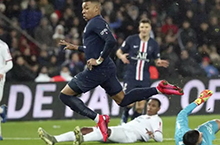 里昂乌龙球 巴黎圣日耳曼获胜