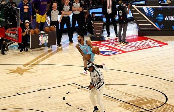 NBA全明星赛 扣篮大赛神仙对决