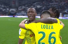 南特爆冷战胜马赛 马赛联赛14轮不败被终结