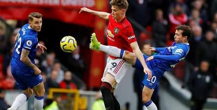 英超-德赫亚超低级失误B费世界波 曼联1-1埃弗顿