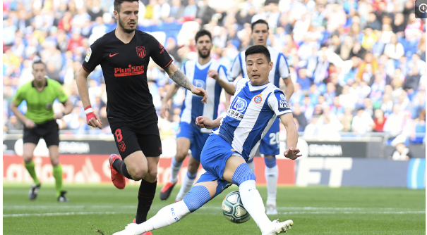 武磊首发造乌龙 点球遭忽视 西班牙人1-1马竞