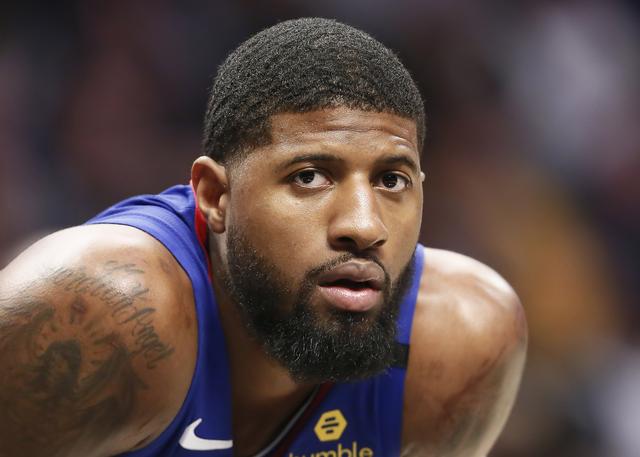 保罗-乔治新赛季因为一直受伤而变艰难