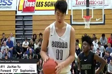 2.22米小将旅美表现出众