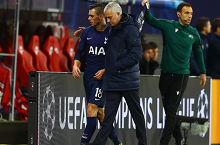 热刺大面积的伤病 穆里尼奥全场只进行了2次换人