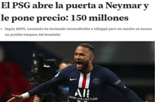 巴黎有意要卖内马尔,价格大跌眼镜,简直是普通球员的价格