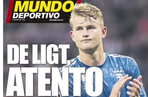 巴萨无奈转换目标，尤文德里赫特是下一个备胎