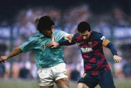 马拉多纳直言梅西比C罗强,但是没办法和上帝之手作比较的