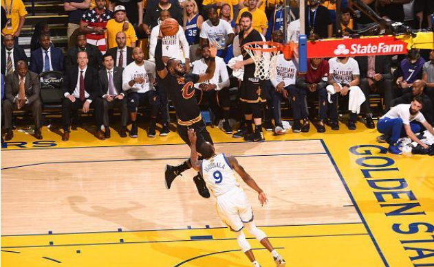 詹姆斯一次盖帽被录入英语词典，勇士再次成为背景板