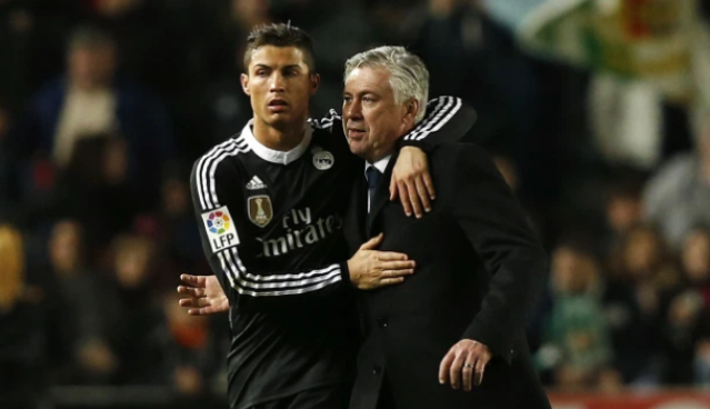 名帅安切洛蒂曾受到齐达内深刻启发，C罗是最好管理的球星