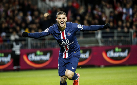 法甲:没有内马尔的巴黎差点被翻盘,伊卡尔迪最终站了出来