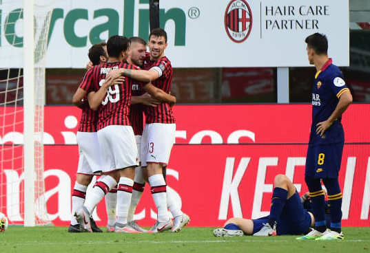 意甲-米兰罗马熬战，七十多分钟才产出第一球