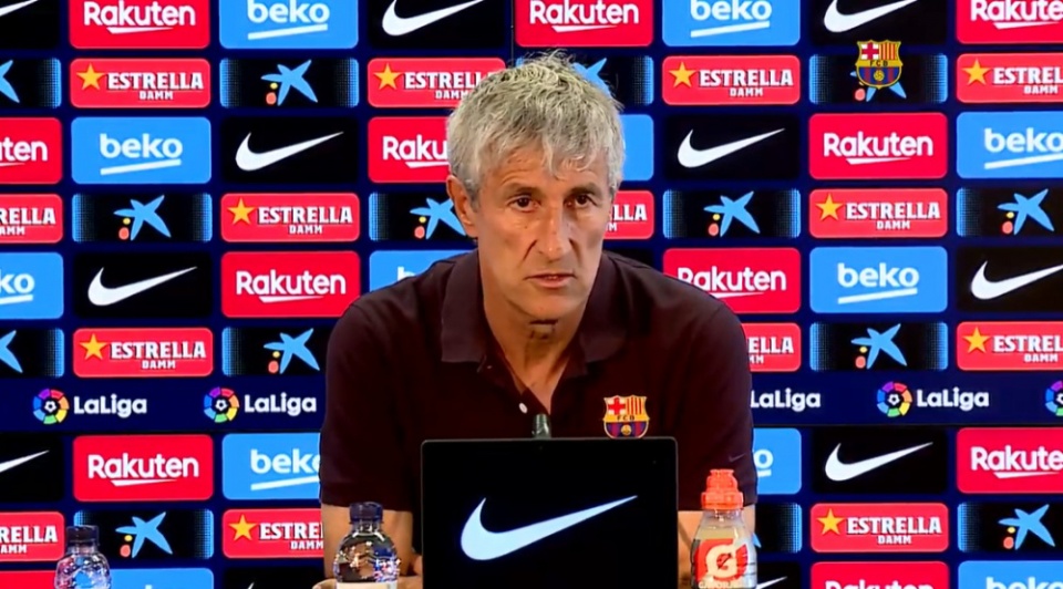 巴萨主帅将内部矛盾推到球员身上,对战马竞提前输一半