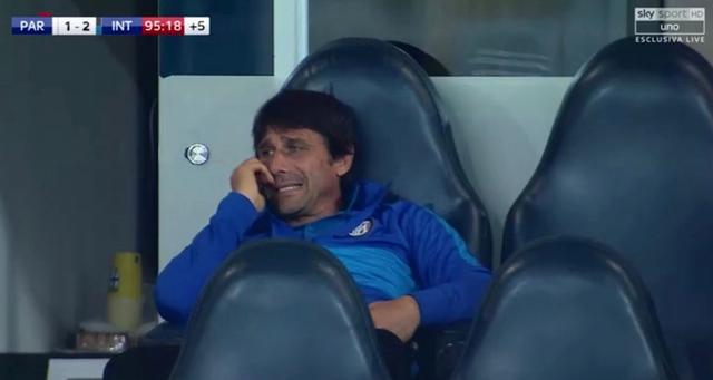 国米强行续命,孔蒂获胜表情意味深长