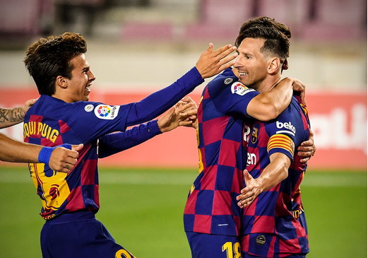 梅西700球生涯达成 巴萨再次打平马竞,2-2令人绝望