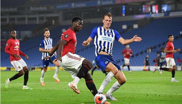 布莱顿对阵曼联惨遭碾压,被曼联一套3∶0带走