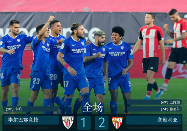 14场不败助塞维利亚直逼马竞，西甲前三又要变天