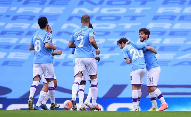 2019/20赛季英超第36轮曼城VS伯恩茅斯战报，北京时间7月16日曼城主场2比1取胜伯恩茅斯