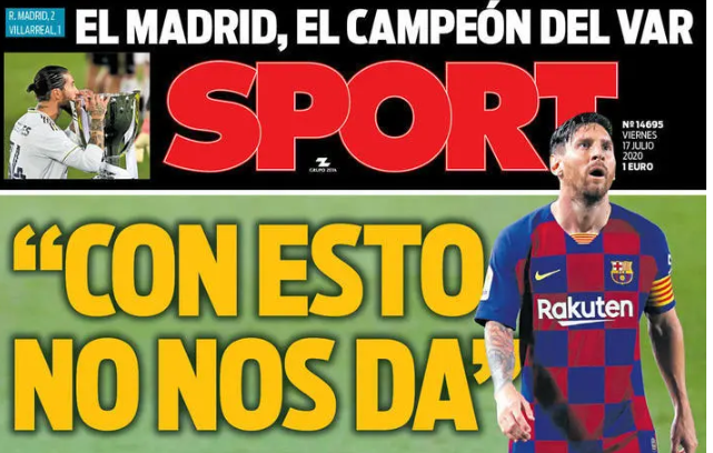 每日体育报：皇马，VAR冠军
