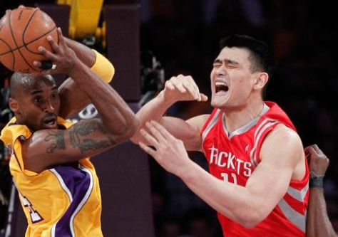 科比和姚明做过队友吗