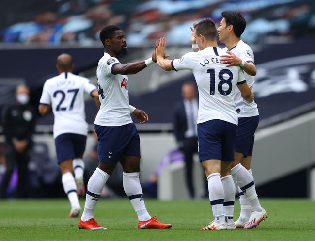 英超第37轮热刺对战莱斯特战报,7月19日热刺主场3比0完胜莱斯特