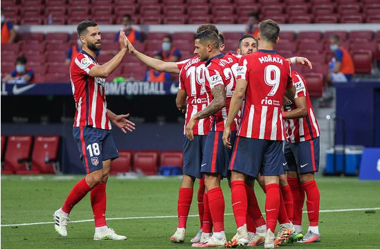 科克破门贾努扎伊扳平 马竞1-1皇家社会获第3