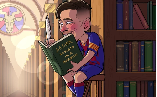 太强！10分钟内完成传射,打破哈维神记录！