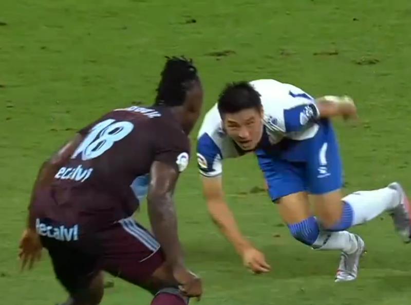 武磊西甲最后一场比赛展现了他走出亚洲的真正实力，一个动作没有中国球员可以做到