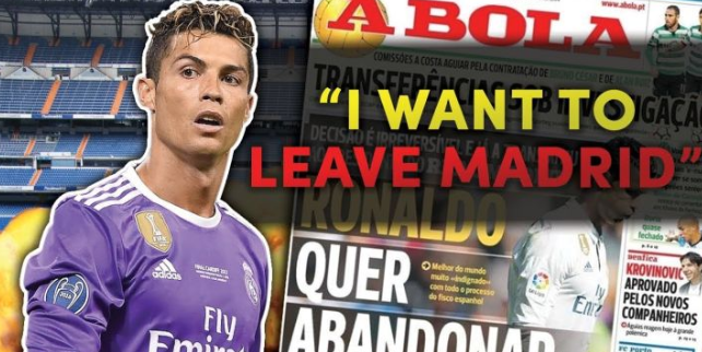 C罗为什么退出皇马?到底是不是为了钱?