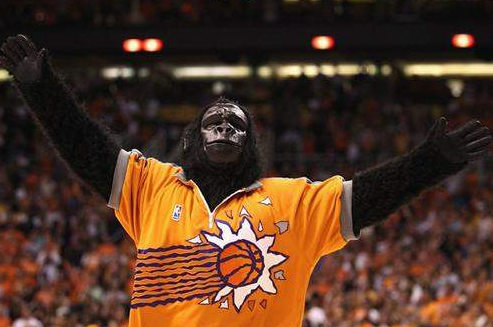 太阳队吉祥物叫什么，为什么是一只大猩猩