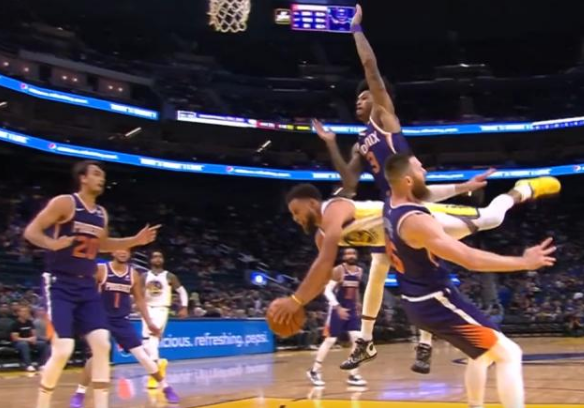 库里是怎么骨折的 库里什么时候受的伤