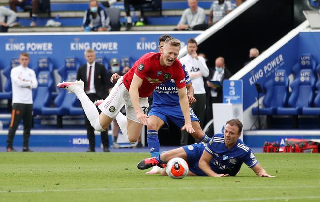 2019/20赛季英超第38轮曼联对战莱斯特城战报 7月26日曼联客场2比0力克莱斯特城