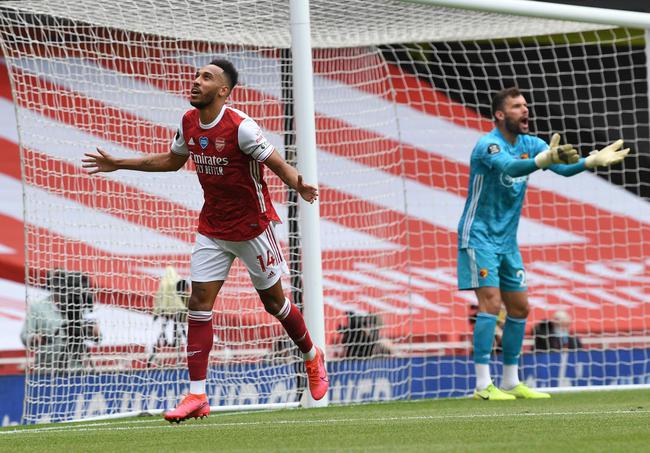 2019/20赛季英超第38轮阿森纳对战沃特福德战报 7月26日阿森纳主场3比2击败沃特福德