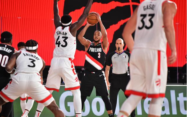 7月27日开拓者104-110猛龙热身赛回放 步行者热身赛胜独行侠