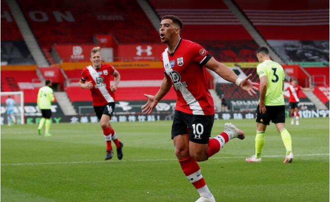 2019/20赛季英超第38轮埃南安普顿对战谢菲尔德联战报 7月26日南安普顿3∶1谢菲尔德联