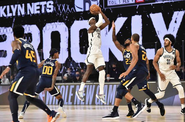 7月28日爵士112-107篮网热身赛回放 爵士险胜篮网