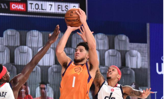 NBA常规赛8.1太阳125-112奇才比赛回放 太阳首发悉数上双克奇才