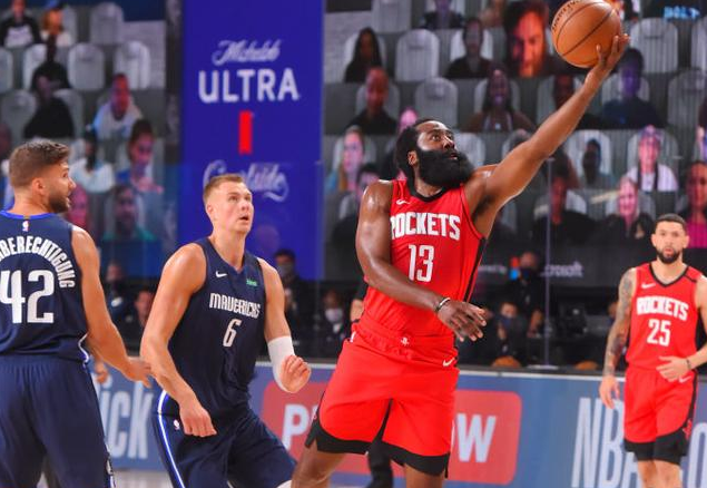 NBA常规赛8.1火箭153-149独行侠比赛回放 火箭加时险胜独行侠