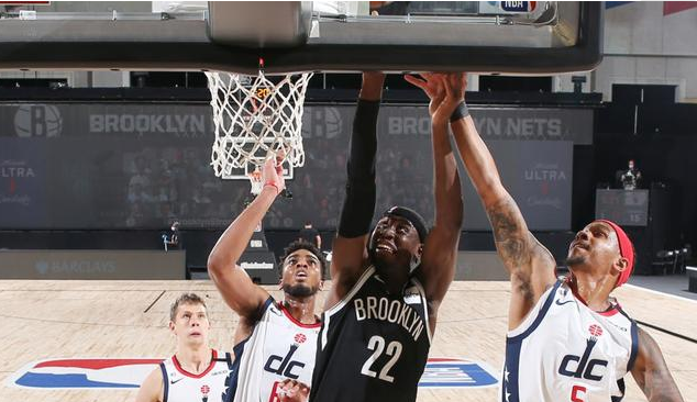 NBA常规赛8.3奇才110-118篮网比赛回放 篮网力克奇才