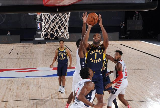 NBA常规赛8.4步行者111-100奇才比赛回放 步行者送奇才三连败