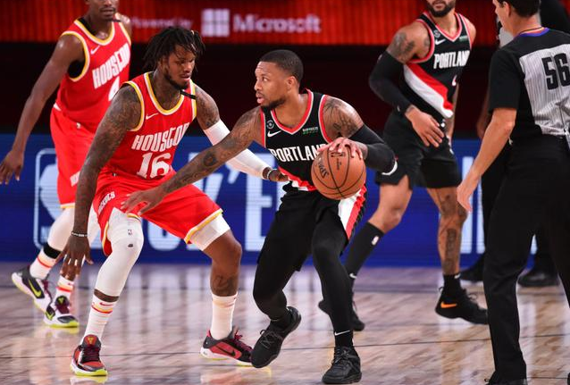 NBA常规赛8.5火箭102-110开拓者比赛回放 开拓者力克火箭