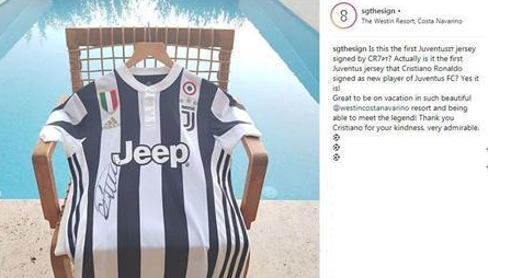 C罗最贵的签名球衣 C罗的签名球衣值多少钱