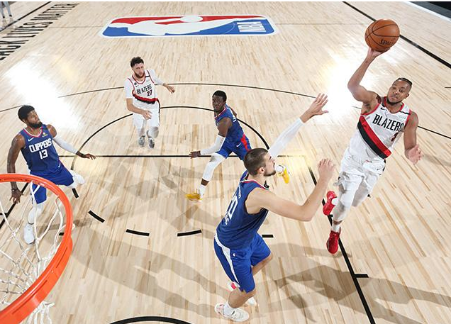 NBA2020常规赛8.9开拓者vs快船比赛回放