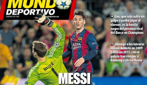 巴塞罗那VS拜仁慕尼黑前瞻 梅西或是拜仁杀手