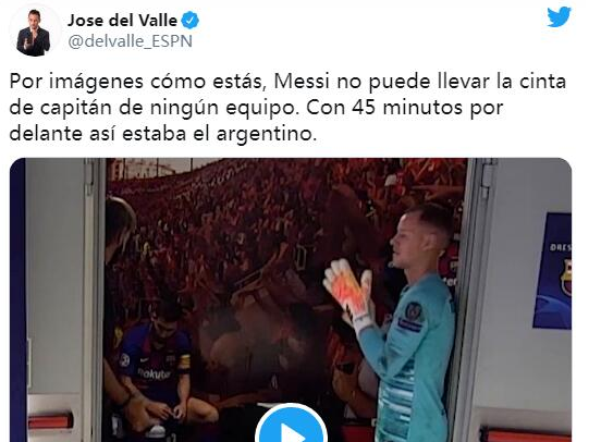 巴萨更衣室视频曝光 梅西身为队长岂能这样