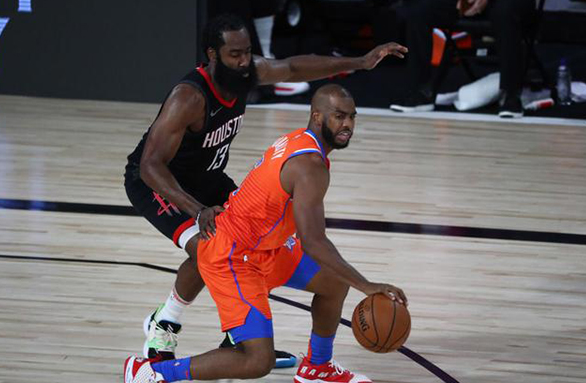 火箭战胜雷霆 哈登轻取雷霆