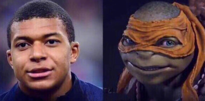 姆巴佩忍者神龟是什么梗 姆巴佩忍者神龟表情包