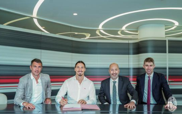 AC米兰续约伊布 伊布转会AC米兰