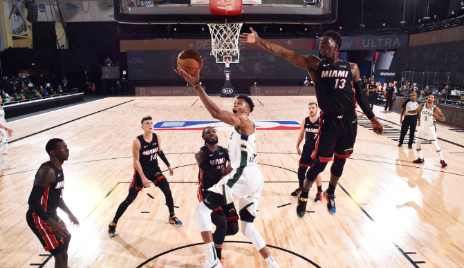 NBA2020季后赛半决赛热火vs雄鹿比赛战报